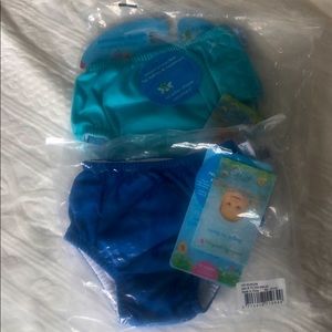 IPLAY Green Sprouts reusable Swim Diaper 12mo NEW